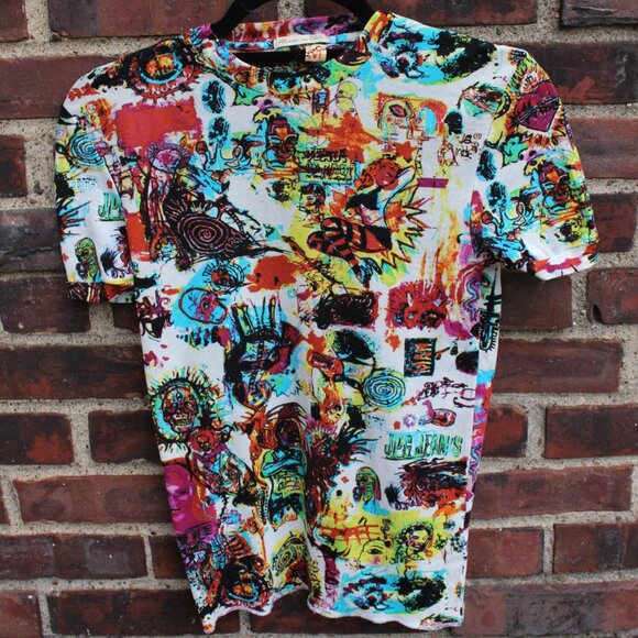 RARE Vintage Jean Paul Gaultier- Basquiat Print!! - Picture 3 of 4